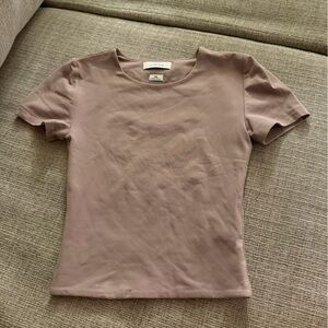 Aritzia Dusty Pink T-Shirt